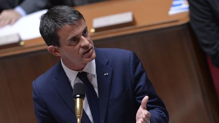 Manuel Valls le 24 juin 2015 &agrave; l'Assembl&eacute;e nationale (MIGUEL MEDINA / AFP)