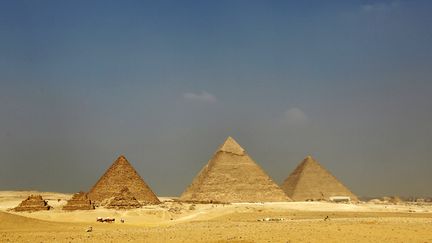 Vue générale des pyramides de Guizeh près du Caire (Egypte), le 29 octobre 2016 (REUTERS - MOHAMED ABD EL GHANY / X02738)