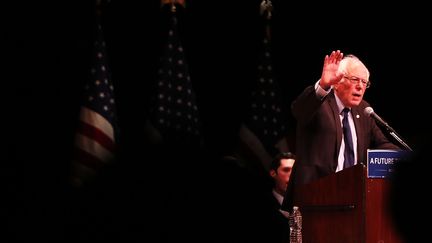 Le sénateur Bernie Sanders lors d'un meeting à New York (Etats-Unis), le 23 juin 2016. (SPENCER PLATT / GETTY IMAGES NORTH AMERICA)