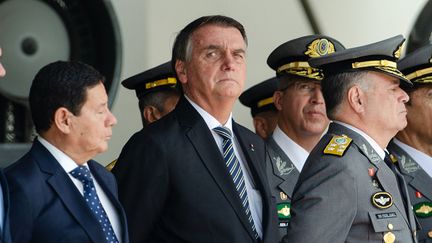 Le président sortant du Brésil Jair Bolsonaro à Rio de Janeiro (Brésil), le 26 novembre 2022. (TERCIO TEIXEIRA / AFP)