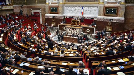 L'h&eacute;micycle de l'Assemnl&eacute;e nationale, le 11 septembre 2013. (ERIC FEFERBERG / AFP)