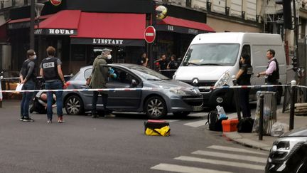 Des policiers ont ouvert le feu sur une voiture ayant refusé un contrôle de police, le 4 juin 2022, à Paris.&nbsp; (MAXPPP)