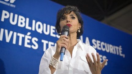 Rachida Dati à Marseille lors du Campus de l'UMP, le 3 septembre 2011. (LIONEL BONAVENTURE / AFP)