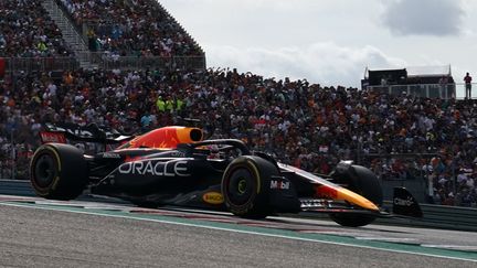 Max Verstappen (Red Bull) lors du Grand Prix des Etats-Unis, à Austin, le 23 octobre 2022 (GREG NASH / MaxPPP)