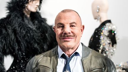 Le couturier Thierry Mugler, le 26 février 2019 à Montréal. (MARTIN OUELLET-DIOTTE / AFP)