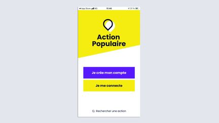 La France Insoumise lance, jeudi 22 avril, une application et une plateforme pour la campagne de l'élection présidentielle de 2022. (CAPTURE D'ÉCRAN)