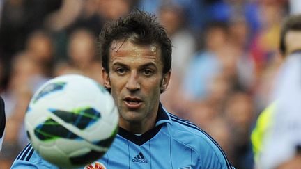 Del Piero avec son maillot du Sydney FC (GREG WOOD / AFP)