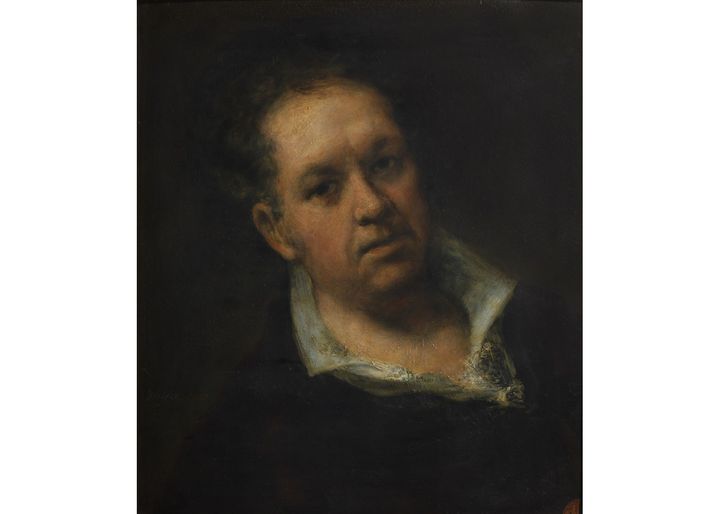 Francisco de Goya y Lucientes,&nbsp; Autoportrait, 1815, huile sur bois, Madrid, Museo de la Real Academia de Bellas Artes de San Fernando (© photo Real Academia de Bellas Artes de San Fernando, Madrid)