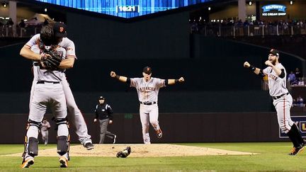 Les Giants ont décroché leur troisième titre en cinq ans. (JAMIE SQUIRE / GETTY IMAGES NORTH AMERICA)