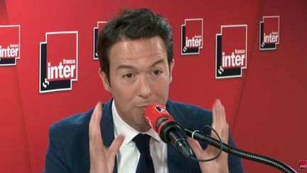 Guillaume Peltier, invité sur France Inter le 26 février. (France Inter)