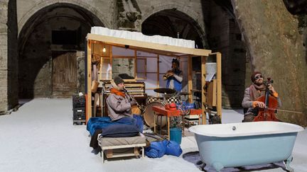 &nbsp; ("Fugue" à voir au Cloître des Célestins jusqu'au 22 juillet © Christophe Raynaud de Lage / Festival d'Avignon)