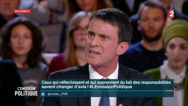 "Parfois, j'ai pu me tromper", concède Manuel Valls