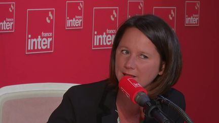 La maire socialiste de Nantes Johanna Rolland le 24 mai 2023 sur France Inter. (FRANCE INTER / RADIO)