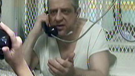 Hank Skinner, dans le couloir de la mort depuis 15 ans, ici à quelques heures de son exécution en mars 2010. (France 2)