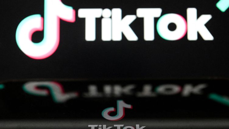 The TikTok logo on a smartphone, March 24, 2023. (KIRILL KUDRYAVTSEV / AFP)