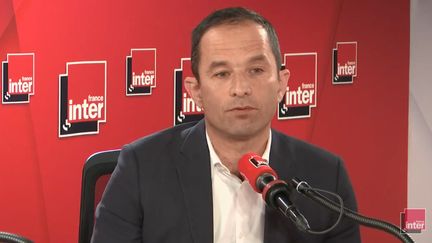 Benoît Hamon,&nbsp;fondateur&nbsp;du mouvement "Génération-s", le 3 avril 2019. (FRANCE INTER / RADIO FRANCE)