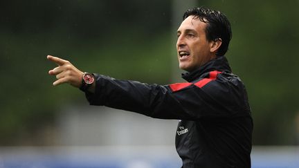 Unai Emery, l'entraîneur du PSG (SAMUEL KUBANI / AFP)