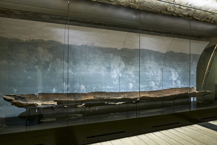 Pirogue monoxyle, collections du musée Carnavalet - Histoire de Paris (© Pierre Antoine)