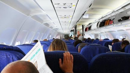 &nbsp; (L'enfant a été découverte à bord d'un Airbus A319 d'Air France © maxPPP)