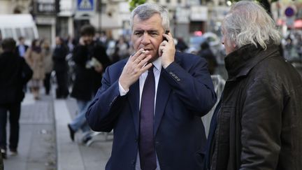 L'avocat Thierry Herzog, le 22 avril 2012 &agrave; Paris. (MAXPPP)