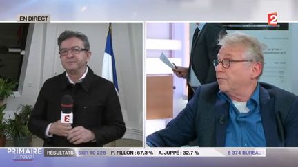 Echange tendu entre Daniel Cohn-Bendit et Jean-Luc Mélenchon