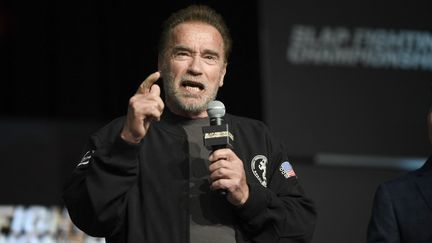 Arnold Schwarzenegger, le 5 mars 2022 à&nbsp;Columbus, Ohio, États-Unis. (GAELEN MORSE / GETTY IMAGES NORTH AMERICA / AFP)