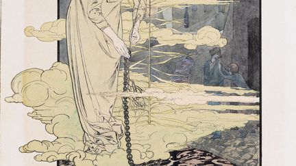 Le livre illustré, important au XIXe siècle, rassemble art et littérature. Carlos Schwabe a ainsi illustré "Le Rêve" d'Emile Zola, le moins naturaliste des romans de l'écrivain qui a décrit la société française de son époque.
