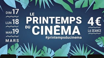 L'affiche du 20e Printemps du Cinéma (2019).
 (FNCF)