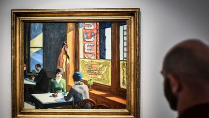 "Chop Suey" d'Edward Hopper a été vendu pour 91,8 millions de dollars chez Christie's, un nouveau record pour le peintre
 (Stéphane de Sakutin / AFP)