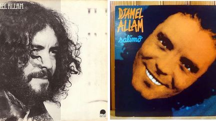 Capture d'image de pochettes de disque de Djamel Allam. (DR)