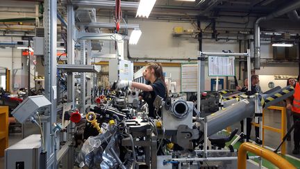 L'usine pilote du groupe Renault, en juin 2017, à&nbsp;Cléon, en Seine-Maritime. (ISABELLE RAYMOND / FRANCEINFO)