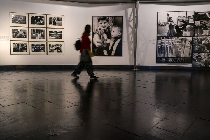 Exposition "New York" de William Klein au musée de Palencia, en Espagne,13 juin 2021 (JOAQUIN GOMEZ SASTRE / NURPHOTO)