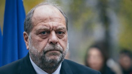 Le ministre de la Justice, Eric Dupond-Moretti, à Montréal (Canada), le 11 novembre 2022. (DAVID HIMBERT / HANS LUCAS / AFP)