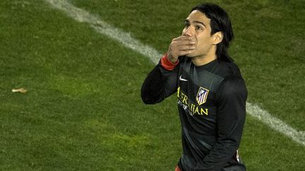 Radamel Falcao a marqué... mais cela n'a pas suffi.  (DANI POZO / AFP)