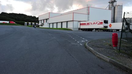 L'abattoir Gad de Lampaul-Guimiliau (Finist&egrave;re), le 10 octobre 2013. (  MAXPPP)