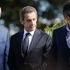 Trois futurs candidats à la primaire de droite de 2016, Alain Juppé, Nicolas Sarkozy et François Fillon, à l'université d'été des Républicains, à La Baule (Loire-Atlantique), le 5 septembre 2015. (JEAN-SEBASTIEN EVRARD / AFP)