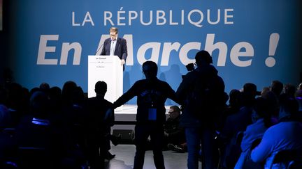 Un meeting de la République en marche, le 1er décembre 2018. (VINCENT ISORE / MAXPPP)