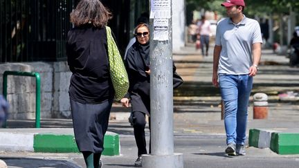 In una strada a Teheran, Iran, 18 luglio 2023. (ATTA KENARE/AFP)