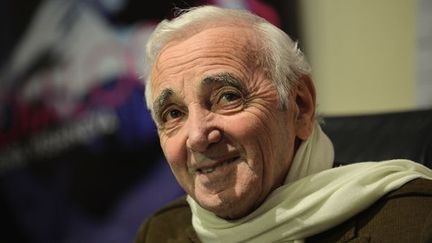 Charles Aznavour le 6 avril 2012 à New York
 (Stan Honda / AFP)