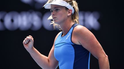 Coco Vandeweghe a permis aux Etats-Unis de se qualifier en demi-finales (PETER PARKS / AFP)