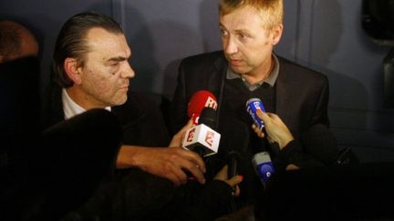 Francis Henrion, directeur du Carlton de Lille, le 9 novembre 2011. (DENIS CHARLET / AFP)