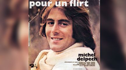 Le 45 tours de "Pour un flirt" de Michel Delpech. (DR)