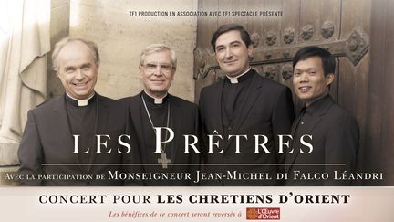 L'affiche du concert des "Pr&ecirc;tres" pour "les chr&eacute;tiens d'Orient", un temps retir&eacute;e des murs du m&eacute;tro par la RATP, en avril 2015. (DR)