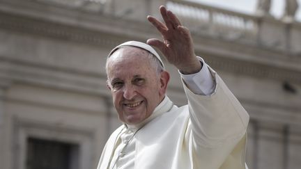 Le pape François au Vatican, le 27 septembre 2017. (GIUSEPPE CICCIA / AFP)