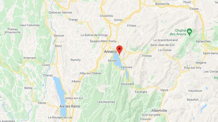 L'agression s'est produite à Veyrier-du-Lac (Haute-Savoie), le mercredi 28 juillet 2021. (GOOGLE MAPS)