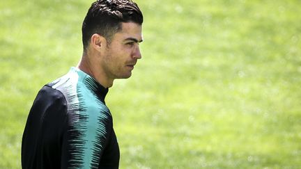 Cristiano Ronaldo, le 8 juin 2019, à Porto (Portugal).&nbsp; (FILIPE AMORIM / AFP)