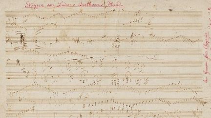 Un manuscrit de Beethoven, vendu chez Sotheby&#039;s Paris
 (Sothebys)