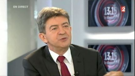 jean-Luc Mélenchon au 13h15 sur France 2 (dimanche 2 octobre 2011) (France 2)