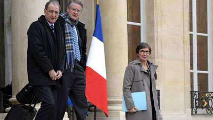 Denis Masseglia, Bernard Lapasset et Valérie Fourneyron. 