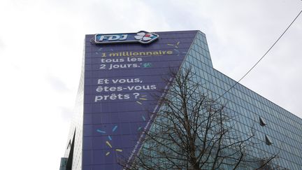 Le siège de la Française des jeux, à Boulogne-Billancourt (Hauts-de-Seine), le 5 mars 2019. (MAXPPP)